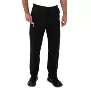 Image of AFD Mens Slim Fit Stretch Trousers (S) (Black)