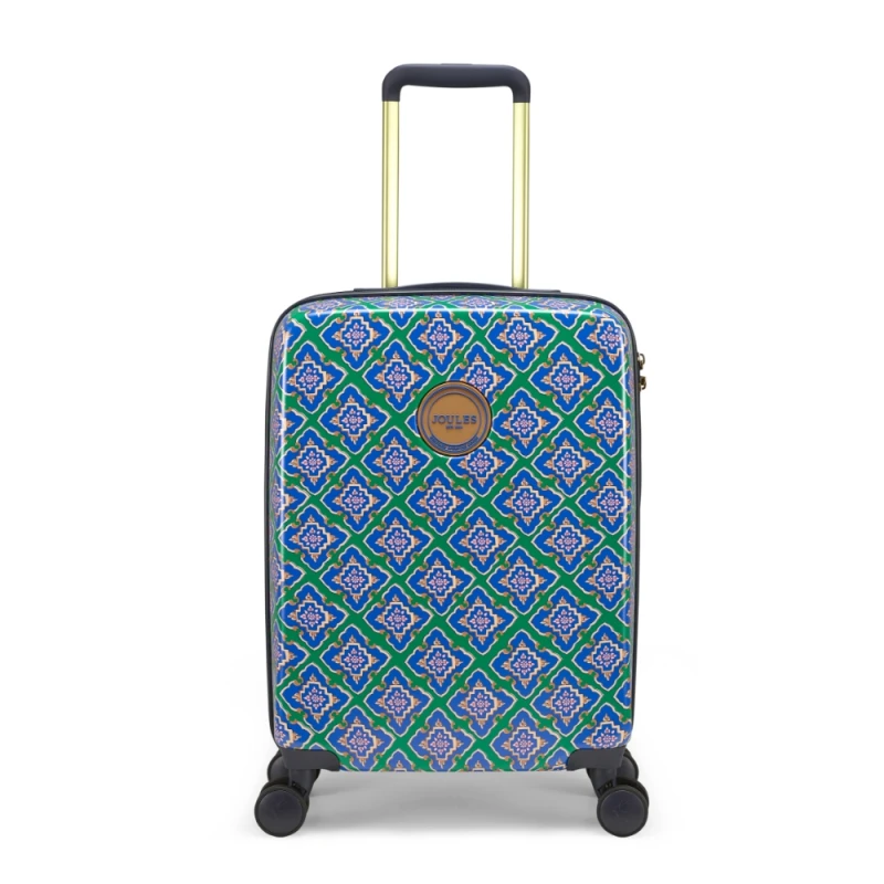 Image of Joules Cabin Trolley Spinner Suitcase - Womens Hardside Cabin Trolley Spinner Suitcase - Womens Hardside - 53.5(h) x 37(w) x 20(d) cm - Tile Diamond -