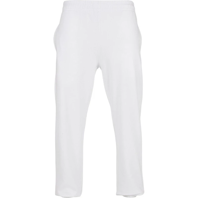 Image of Build Your Brand Mens Basic Jogging Bottoms in White Size: XS White Male XS