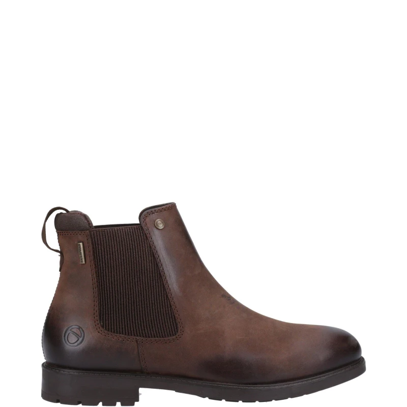 Image of Cotswold Mens Gretton Waterproof Pull On Chelsea Ankle Boots - UK 6 Brown male GDE2806BRO6