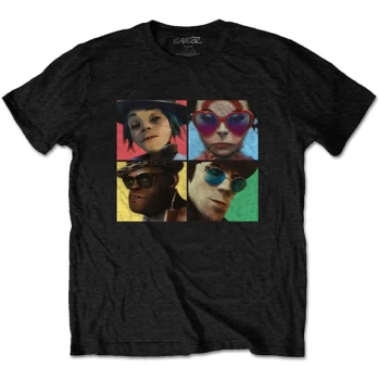 Image of Gorillaz - Humanz Unisex Small T-Shirt - Black