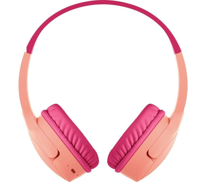 Image of Belkin SoundForm Mini Kids Wireless Headphones On-Ear - Pink