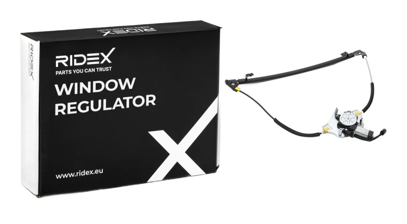 Image of RIDEX 1561W0025 Window regulator Left, Operating Mode: Electric, with electric motor Window Winder (1561)