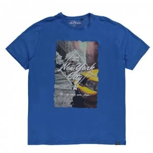 Image of Loyalty and Faith Baxter T Shirt Mens - Azure Blue