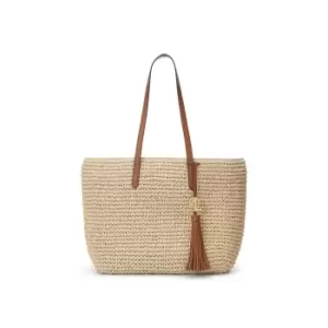 Image of Whitney 29 Medium Tote Bag in Raffia