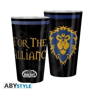 Image of World Of Warcraft - Alliance Large Glass