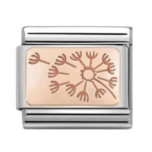 Image of Nomination CLASSIC Rose Gold Dandelion Clock Charm 430101/48