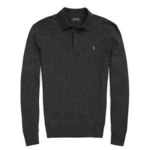 Image of Polo Ralph Lauren Polo Ralph Lauren Placket Polo Shirt Mens - Grey