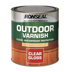 Image of Ronseal Outdoor Varnish Gloss 250ml