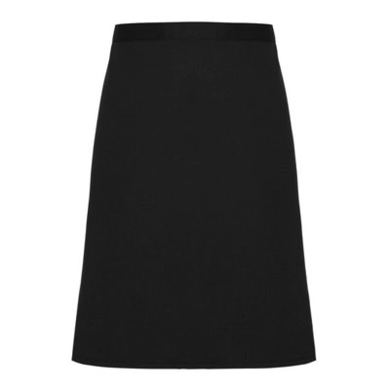 Image of Premier Organic Cotton Fairtrade Waist Apron Black unisex