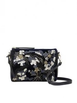 Image of Radley Selby Street Night Sky Cross Body Bag - Sapphire