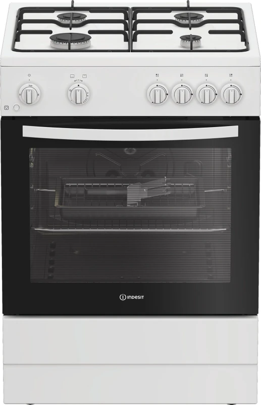 Image of Indesit I6GGMMW/UK 60cm wide Single Oven Gas Cooker - White
