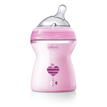 Image of Natural Feeling Chicco Baby Bottle 250ml 2Mesi + Bimba