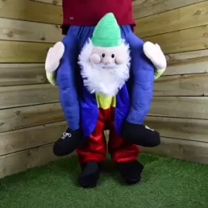 Image of Adult Novelty Elf Carrying You Christmas Costume - 1 Size
