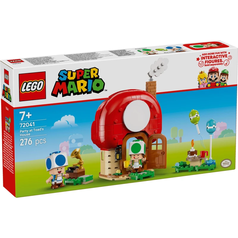 Image of LEGO Super Mario Party at Toad's House Toy for Boys, Girls and Any Fans 72041