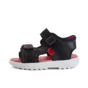 Image of KICKERS KICKSTER SANDAL LTHR IM NVY - 8