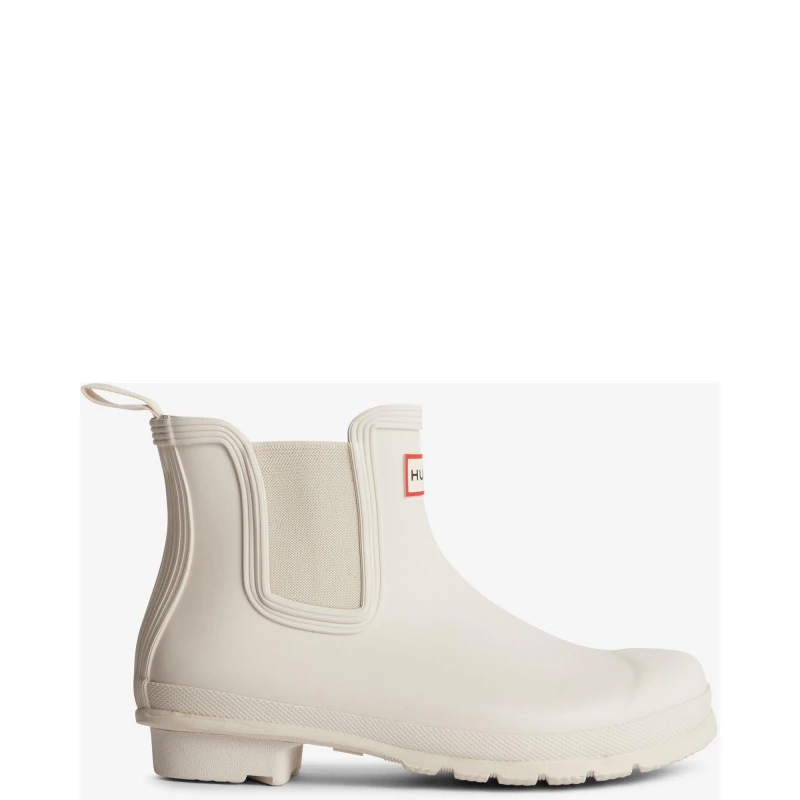 Image of Hunter Womens Original Chelsea Boots Cast White, 4