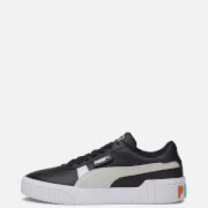 Image of Puma Womens Cali Varsity Trainers - Puma Black/Puma White - UK 5
