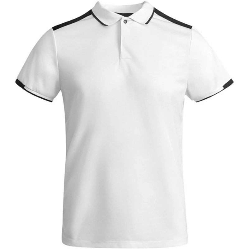 Image of ROLY ROLY Men Tamil Short-Sleeved Polo Shirt in Off White Size: Medium Off White M Male 5063574003827