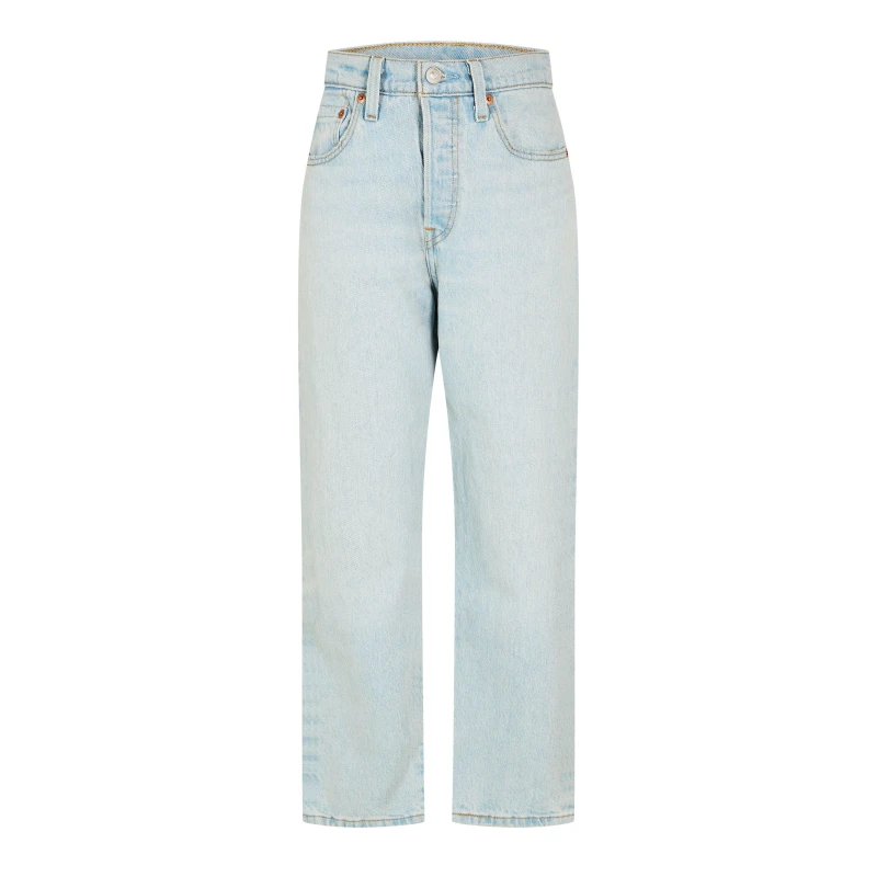 Image of Levis 501 Cropped Jeans Stepped Away female 25 L26