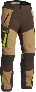 Image of Lindstrands Sunne Waterproof Motorcycle Textile Pants, brown-beige, Size 56, brown-beige, Size 56