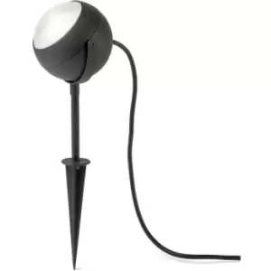 Image of Konstsmide Lecce Outdoor Effect Spot Light, Black, High Power LED, 4W 240V, IP44