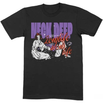 Image of Neck Deep - Lowlife Couple Unisex Medium T-Shirt - Black