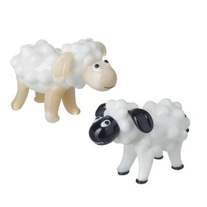 Image of Glass Sheep Ornament By Heaven Sends (One Random Supplied)
