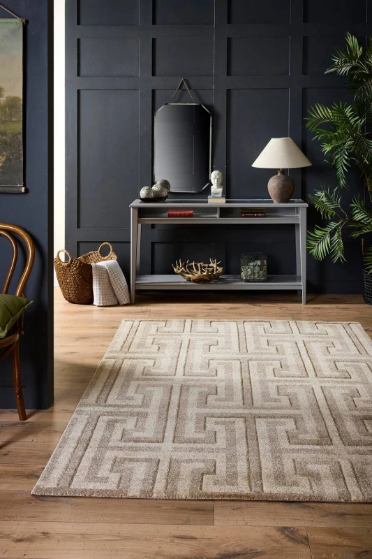 Image of Origins Greek Key Beige Light Vision 80X150Cm Rug