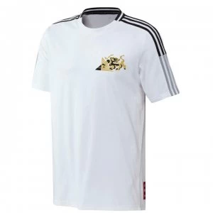 Image of adidas Juventus Chinese New Year T Shirt Mens - White/Black
