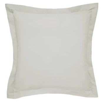Image of Bedeck of Belfast Fine Linens 300TC Plain Dye Square Pillowcase - LINEN