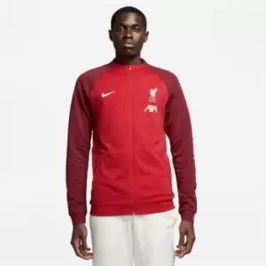 Image of Nike Liverpool Anthem Away Jacket 2023 2024 Adults - Red