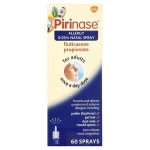 Image of Pirinase Hay fever 0.05 percent Nasal Spray - 60 Sprays