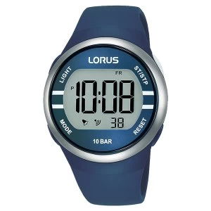 Image of Lorus R2339NX9 Blue Silicone Strap Digital Watch