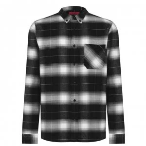 Image of Hugo Boss Ermann Long Sleeve Shirt Black Size L Men