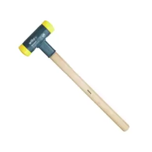 Image of Wiha Soft-Face Dead-Blow Hammer Hickory Handle 1710g