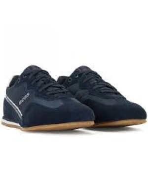 Image of Hugo Boss Rusham Low Profile Trainers Blue Size 9 Men