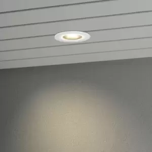 Image of Konstsmide Recessed Outdoor Effect High Power LED 6W White - Glass Front, IP44