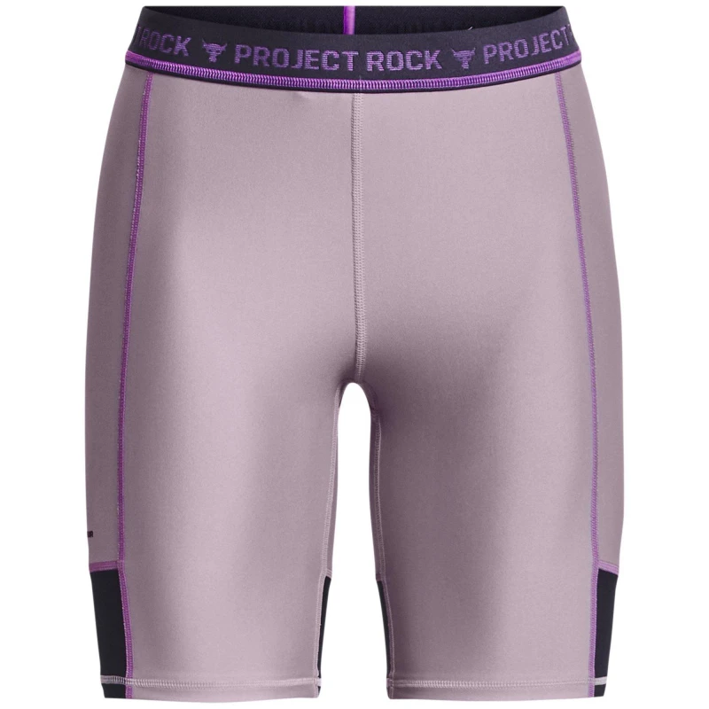Image of Under Armour Armour Ua Pjt Rck Bike Short Gym Womens - Purple Purple 8