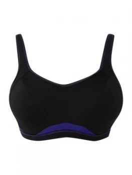 Image of Freya Epic underwire crop top sports bra Black