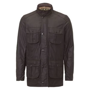 Image of Barbour Mens Corbridge Wax Jacket Rustic Small