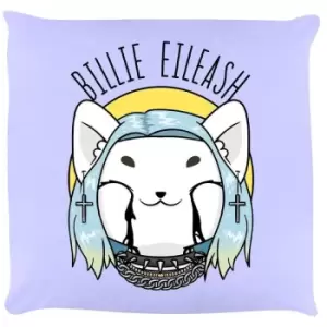 Image of VI Pets Billie Eileash Filled Cushion (One Size) (Lilac/White/Blue) - Lilac/White/Blue