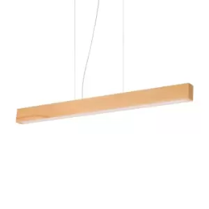Image of CRAFT Integrated LED Pendant Ceiling Light Wood, 3000K, Non-Dim