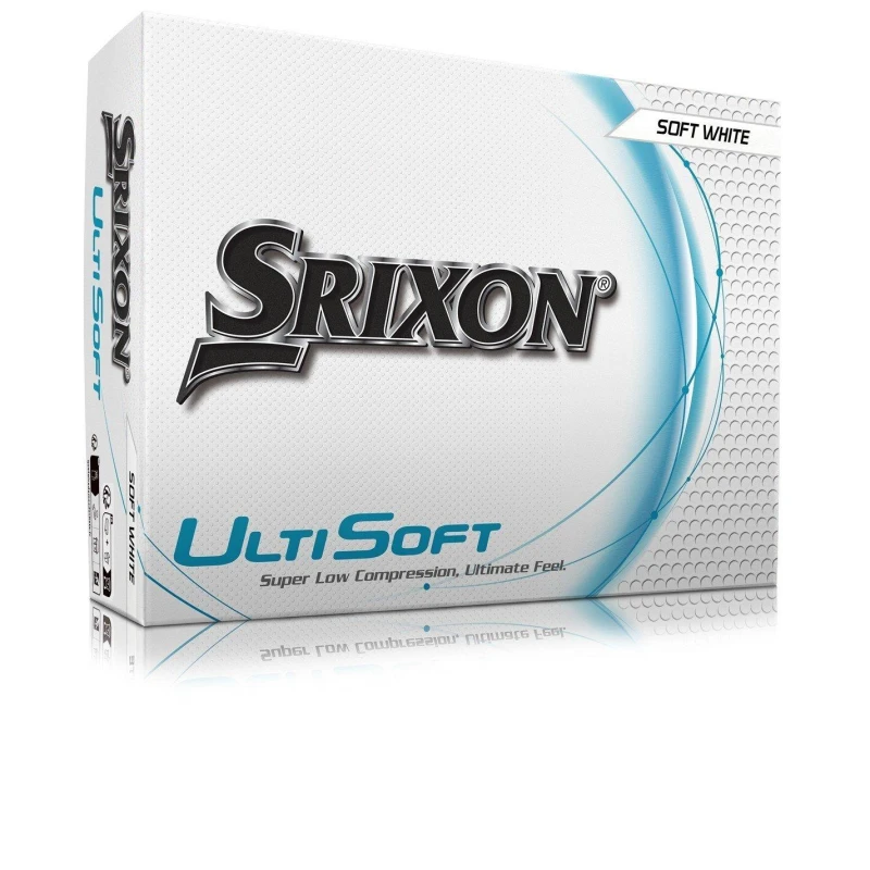 Image of Srixon UltiSoft 12 Pack Golf Balls - White White One Size