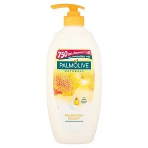 Image of Palmolive Naturals Milk and Honey Shower Gel Cream 750ml