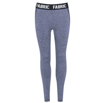 Image of Fabric Core Seamless Panel Leggings - Navy