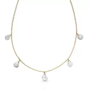 Image of JG Signature 9ct Gold Keshi Pearl Necklace