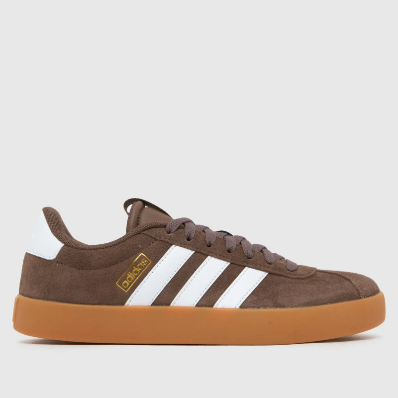 Image of adidas VL Court 3.0 Trainers in Brown Brown UK 6 (EU 39?)