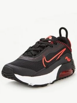 Image of Nike Air Max 2090 Children'S Trainer - Black/Red
