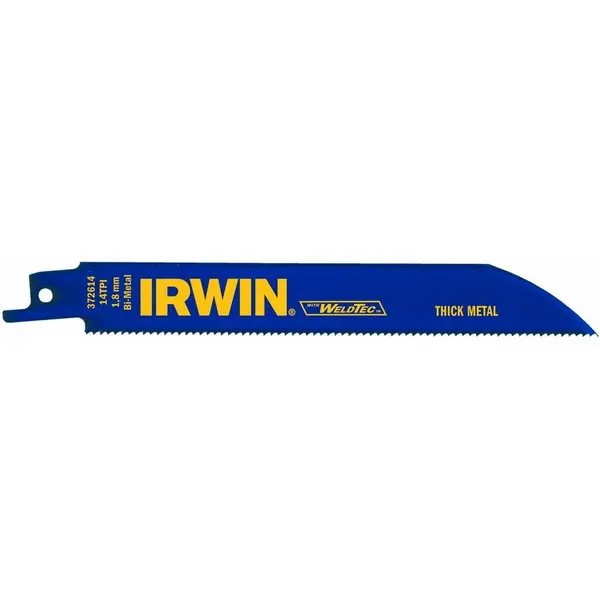 Image of Irwin 818R Reciprocating Saw Blades for Metal IRW10504140 Length: 200mm